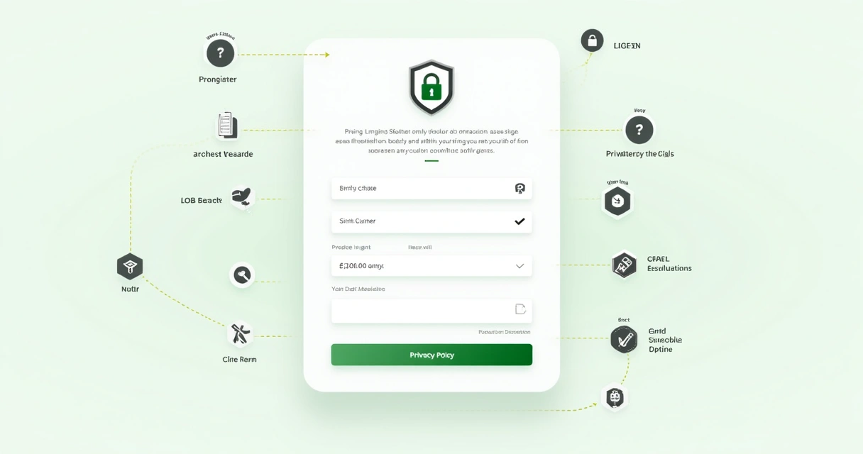 Selos de segurança em formulário de landing page 