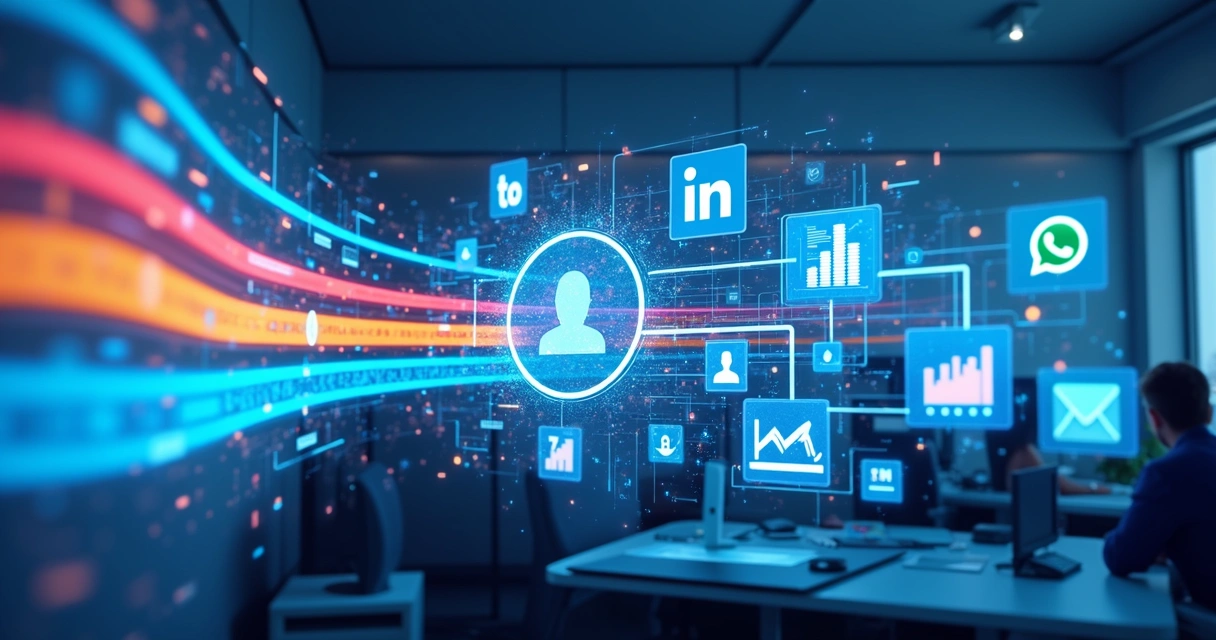 Integração de dados do LinkedIn com outros sistemas B2B