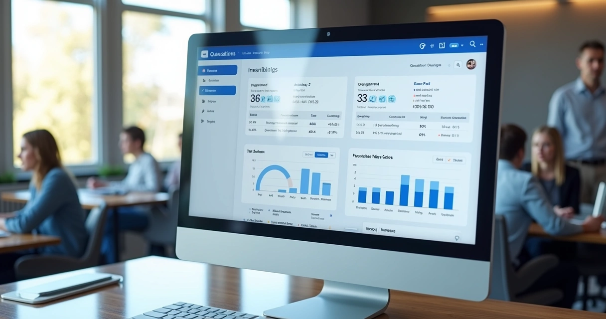 Tela detalhada de sistema de cotação para franqueados com gráficos, status de pedidos e interface administrativa moderna 