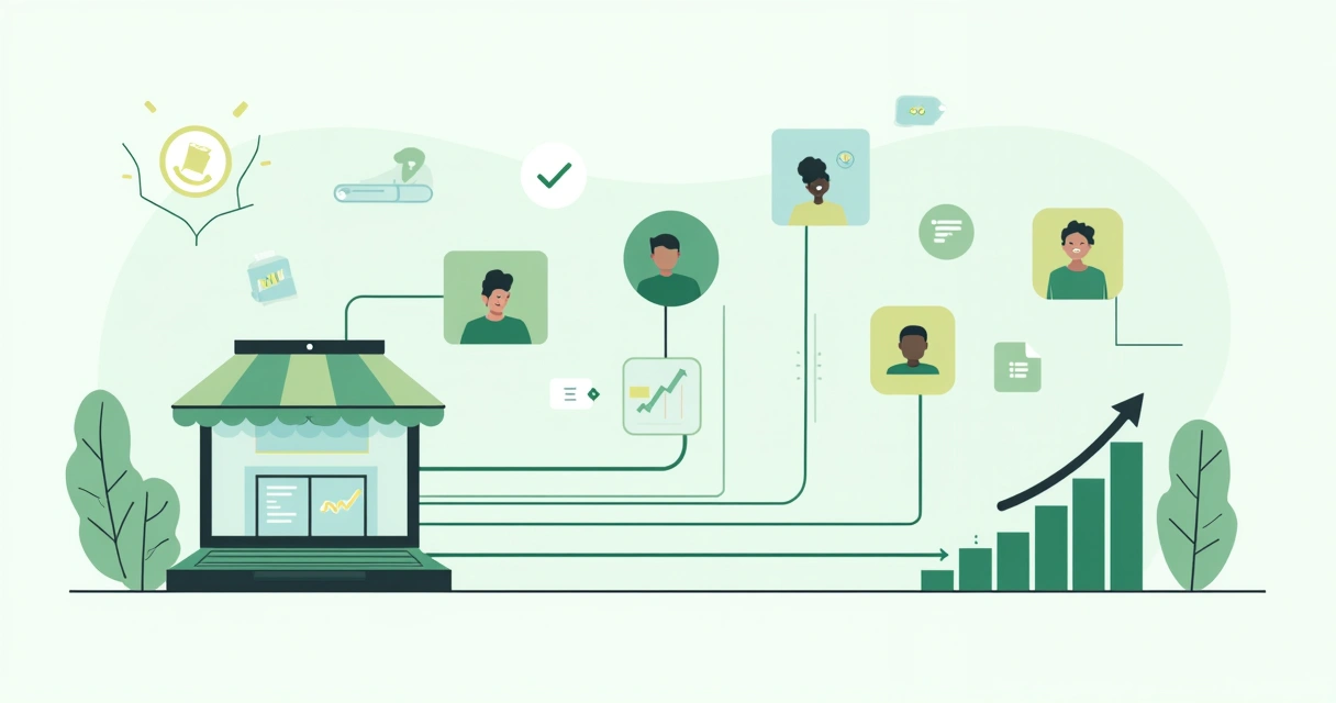 Plataforma digital estável conectando loja e clientes sem quedas 