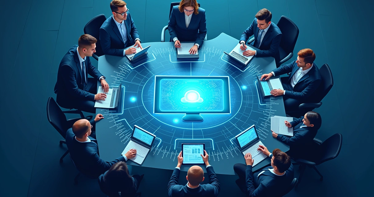 Conexão entre diferentes sistemas corporativos na empresa 