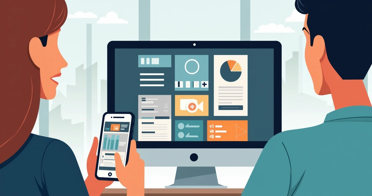 Site institucional exibindo identidade visual personalizada, cores e logo integrados 