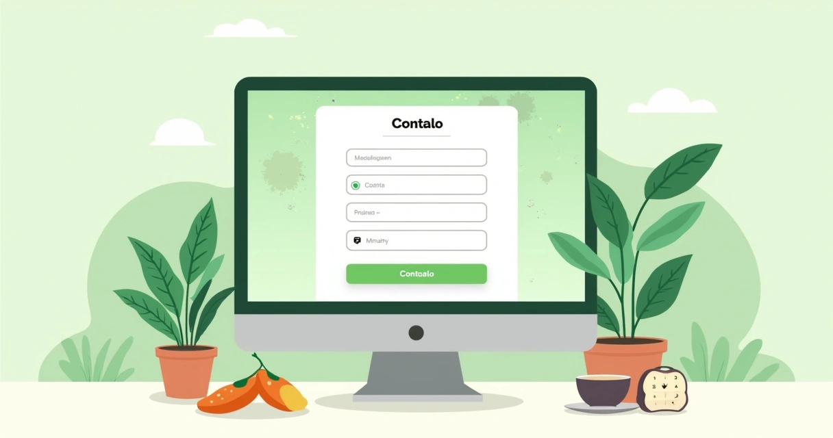 Computador exibindo um site de nutrição com formulário de contato e botões de agendamento.