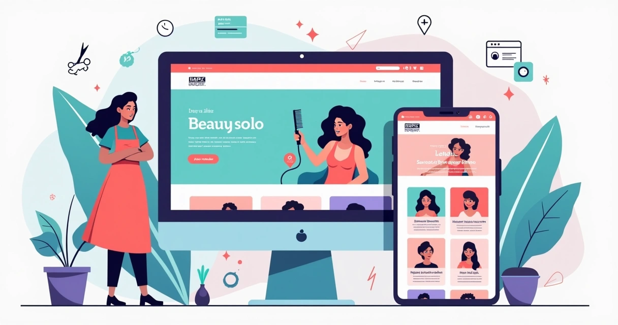 Como criar site para salão de beleza: guia prático e barato