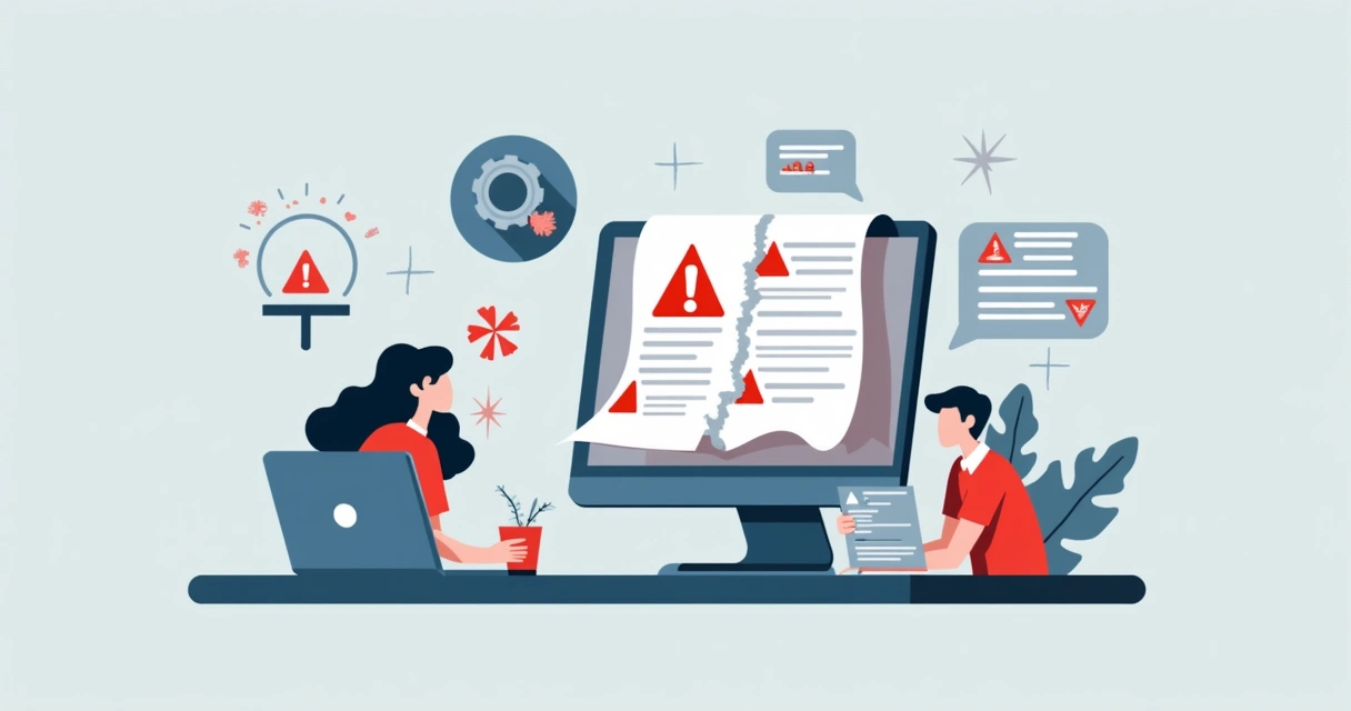 Broken sitemap illustration