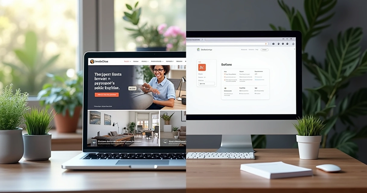 Tabela com diferenças visuais entre sites gratuitos e pagos 