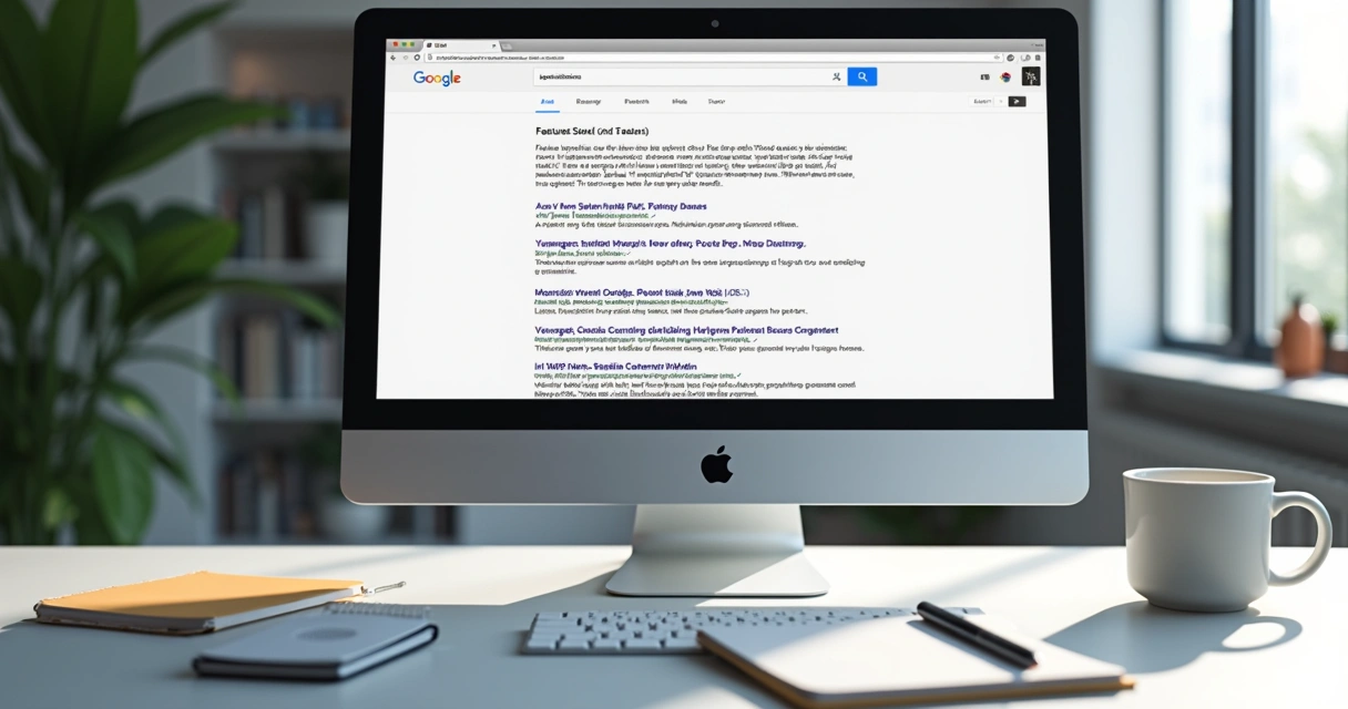 Exemplo de snippet em destaque no Google 