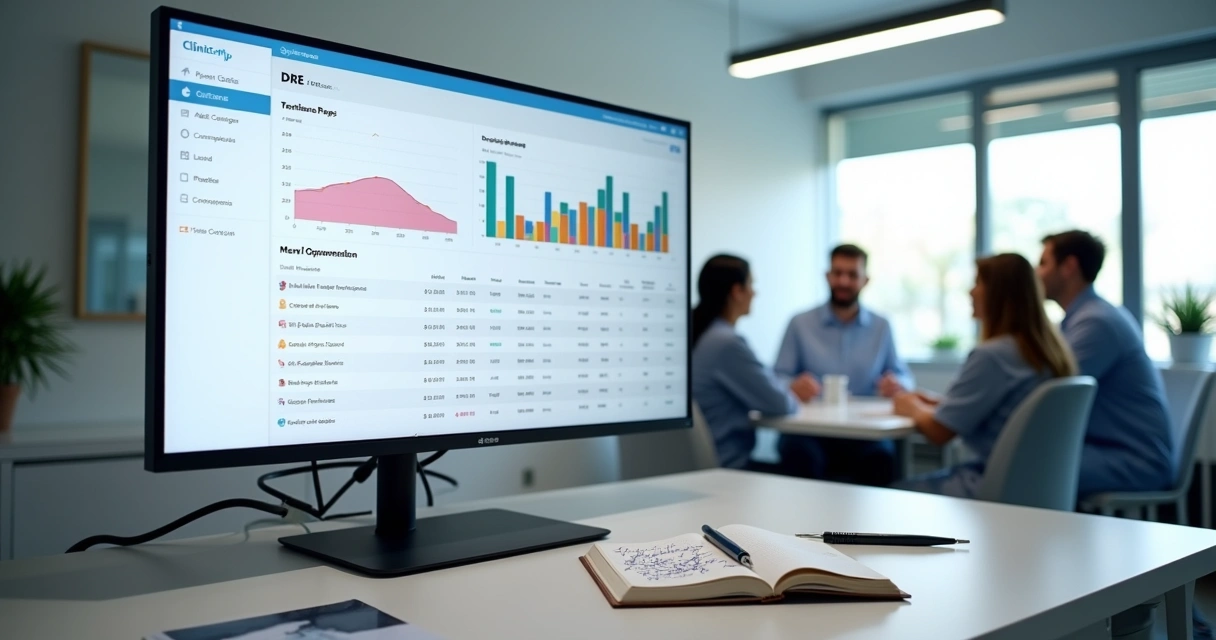 Tela do Clinicorp exibindo módulo financeiro na clínica odontológica