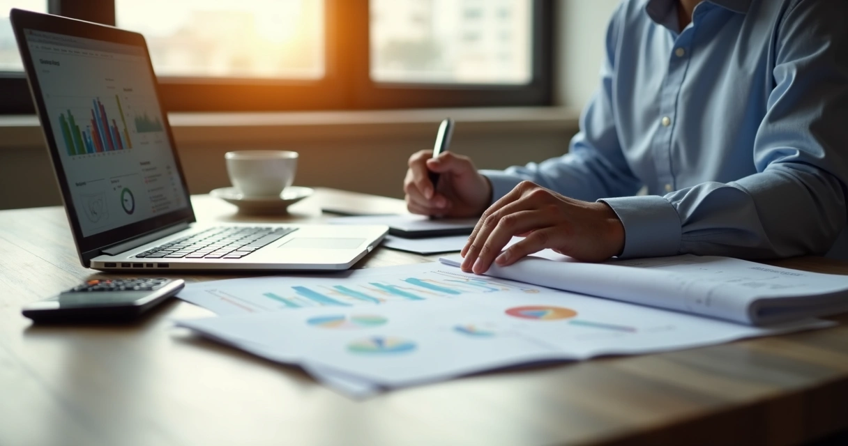 Developer reviewing project cost estimation 