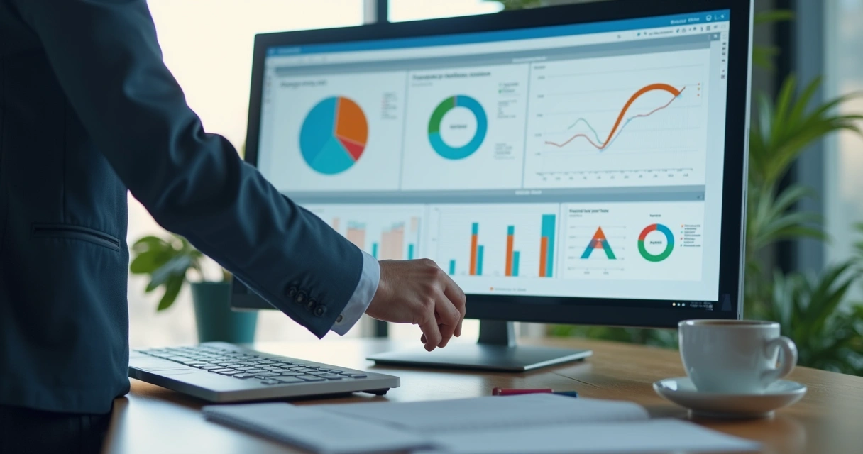 Tela de software de gestão de auditoria sendo utilizada por técnico de SST