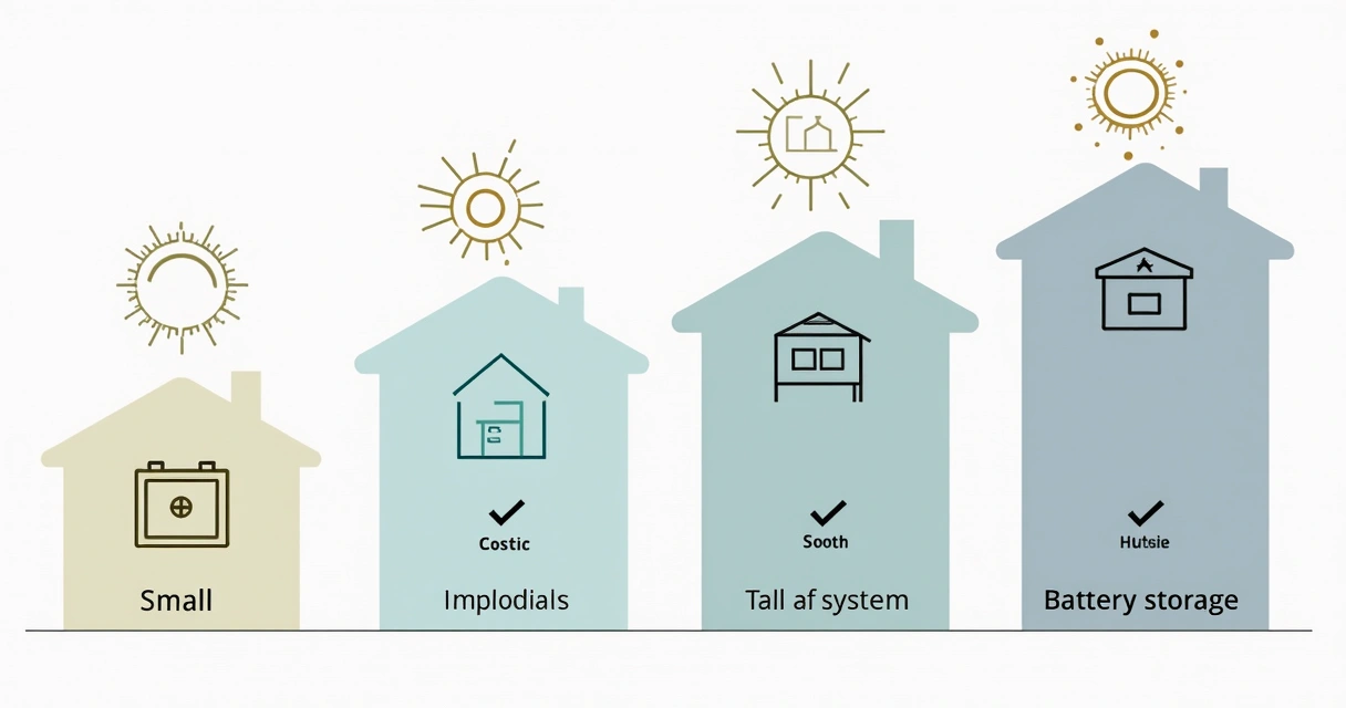 Chart showing typical costs for solar lanai retrofits in Central Florida 