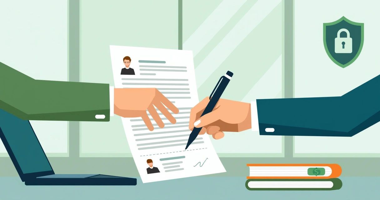 Contrato assinado entre empreendedor e plataforma digital 