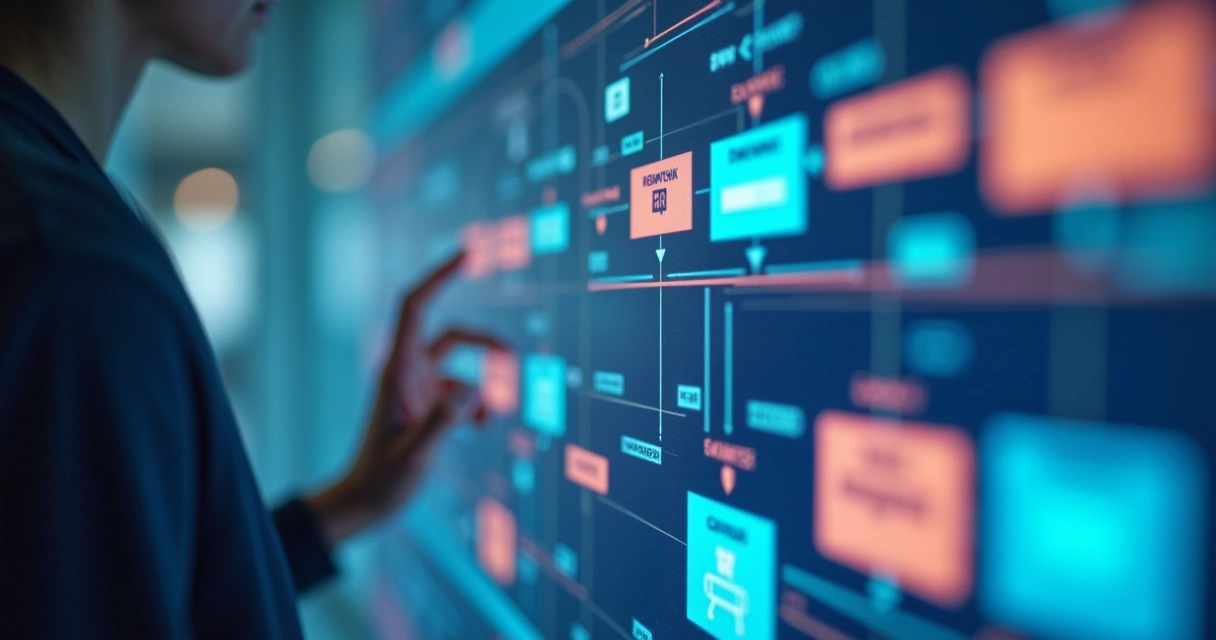 Configuração visual de integrações em plataforma no-code 