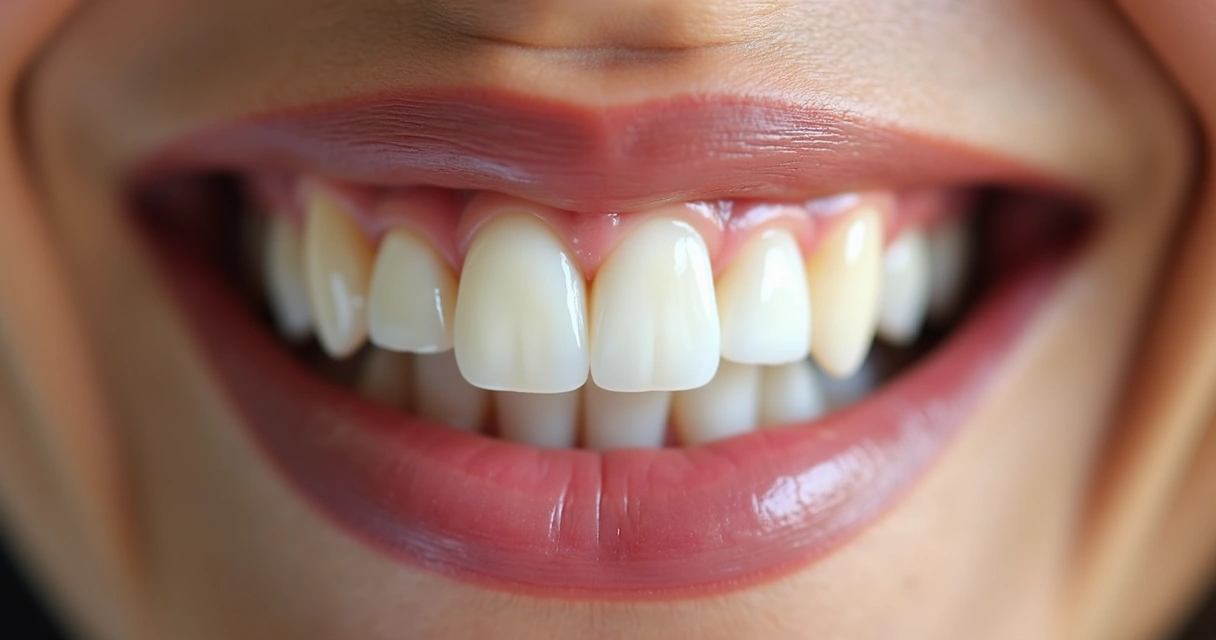 Paciente com sorriso natural após prótese All-on-4