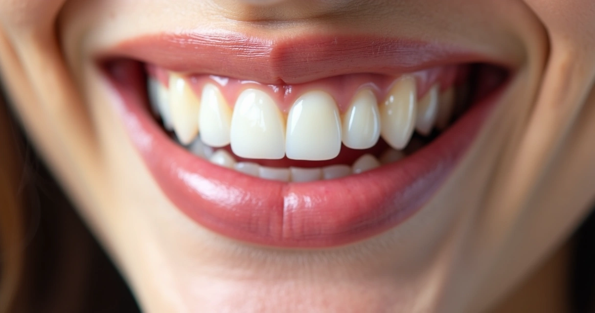 Sorriso com lentes de porcelana harmonizando dentes 