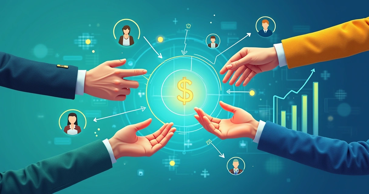 Divisão automática de pagamentos em marketplace digital 