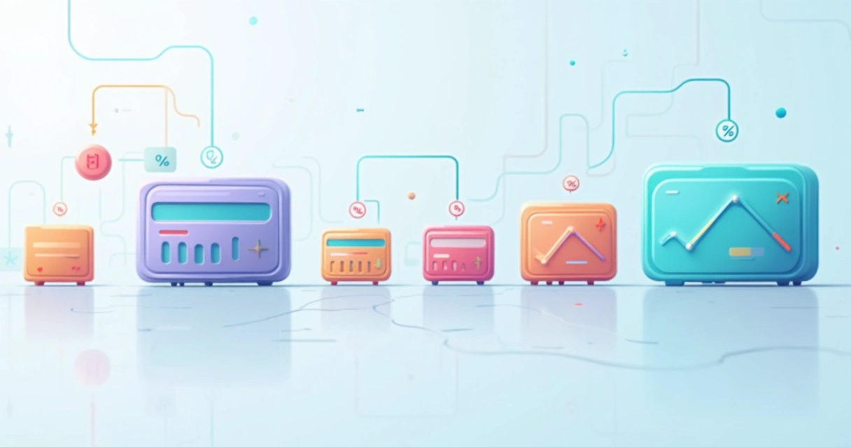 Ilustração mostrando fluxo de pagamento dividido automaticamente entre diferentes contas digitais 