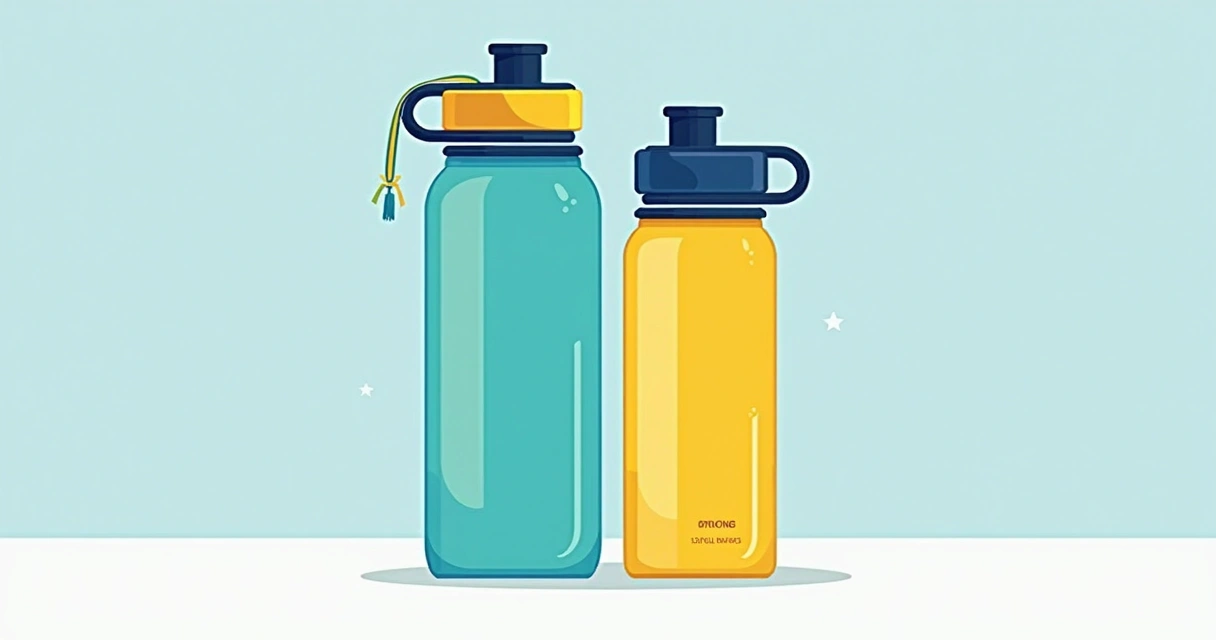 Squeeze personalizado para formandos do terceirão com design colorido 