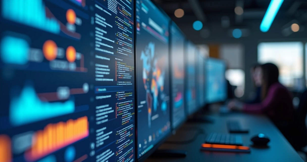 Dashboard moderno de automação de marketing com integrações e gráficos coloridos 