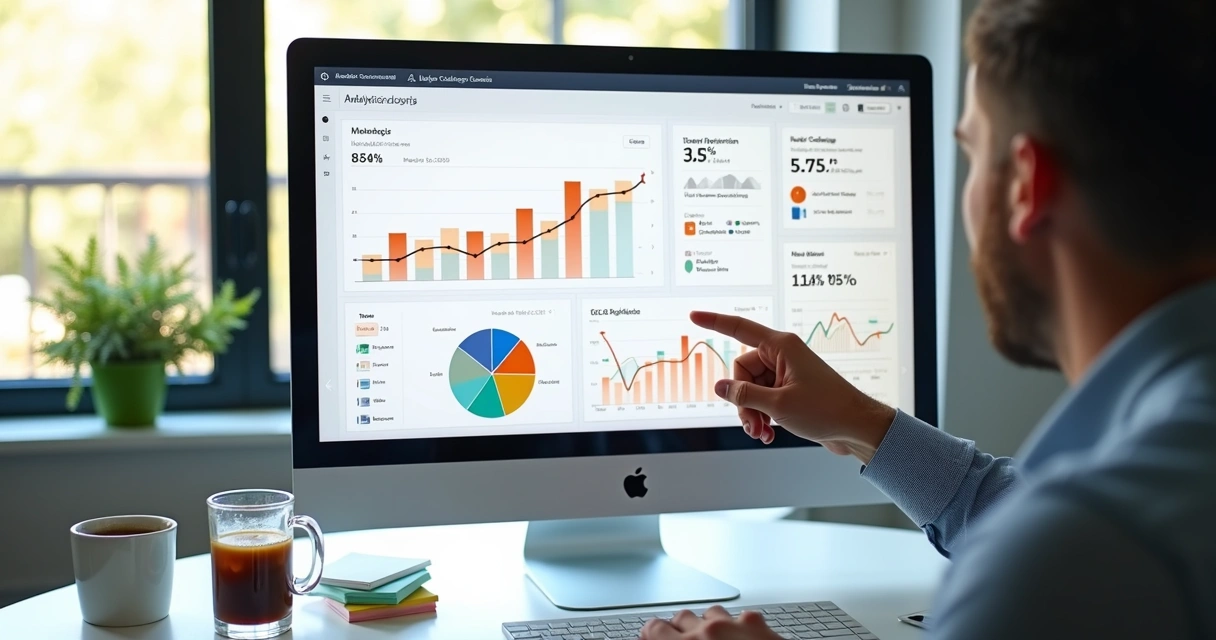 Dashboard showing startup growth signals after MVP launch