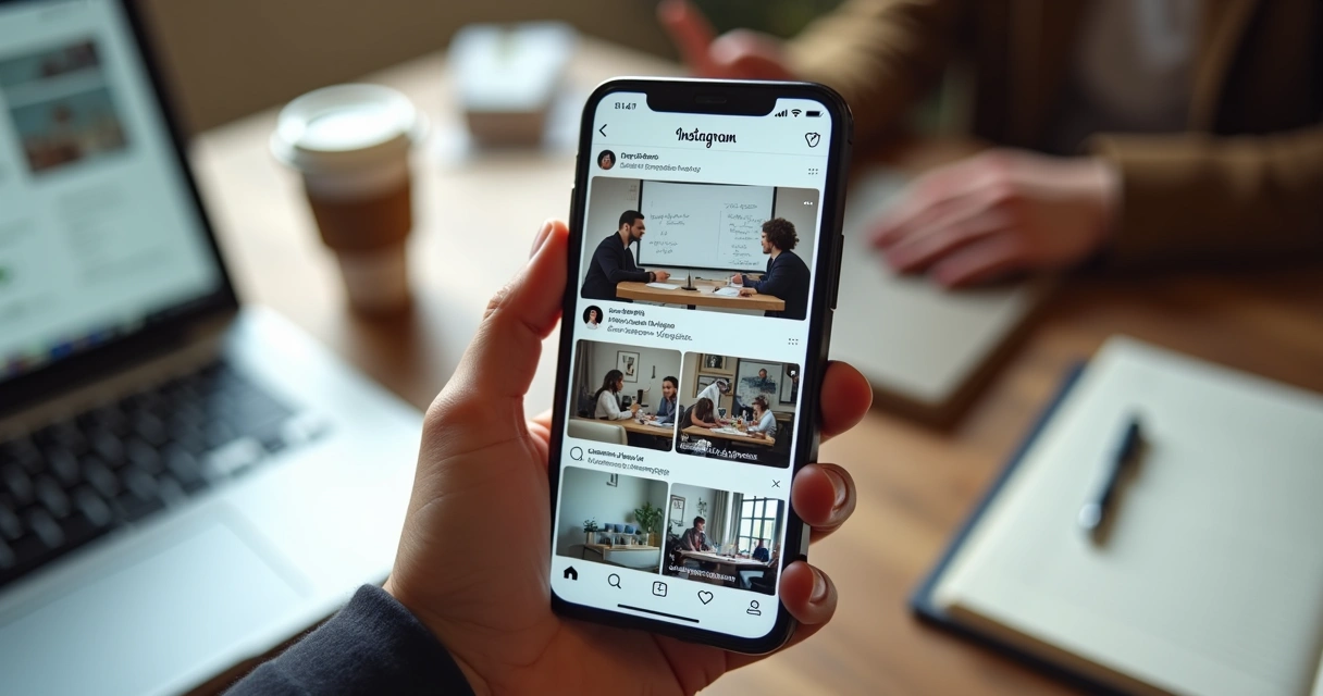 Stories do Instagram mostrando bastidores e processo do negócio 