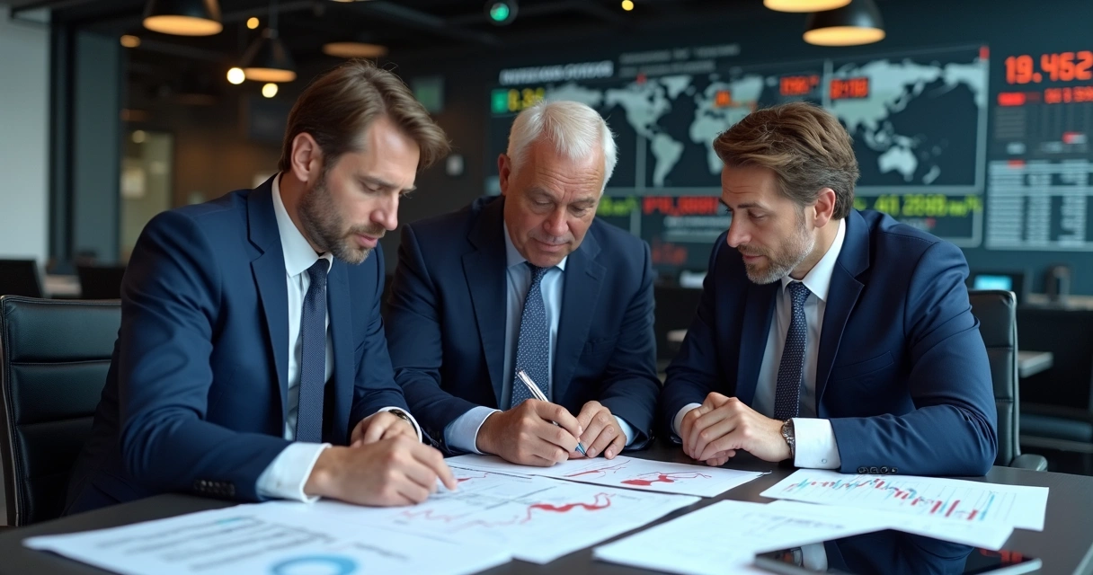 Treasury team analyzing FX risk with scenario analysis 