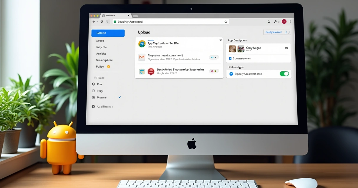 Panel Google Play Console con app lista para subir 