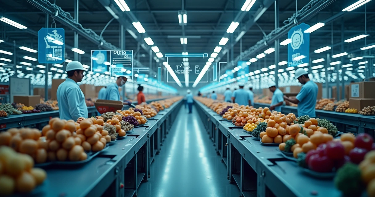 Linha de produção industrial com destaque para substituição tributária do ICMS 