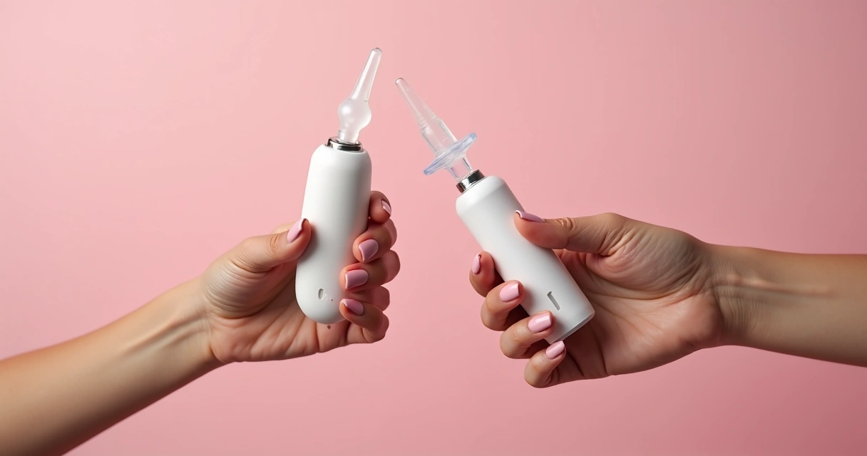 Sugadores de clitóris com diferentes tecnologias