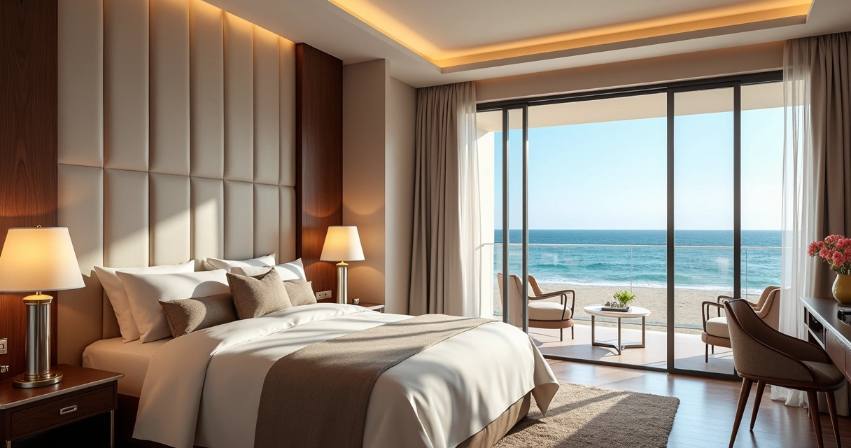 Suíte de luxo com vista para o mar em resort de Sharm el-Sheikh 