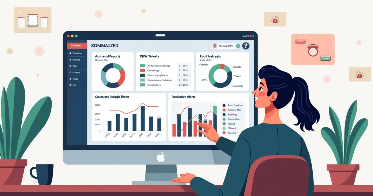 Sumário automático de bugs IA em dashboard 