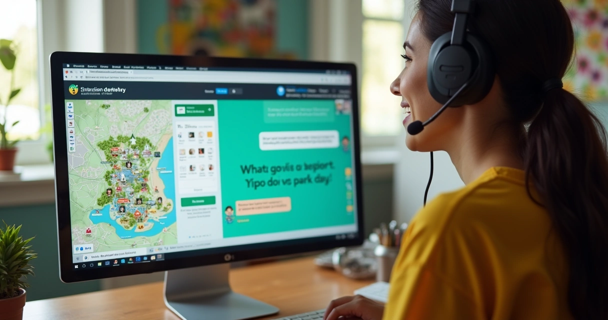 Especialista dando suporte digital Disney pelo WhatsApp 