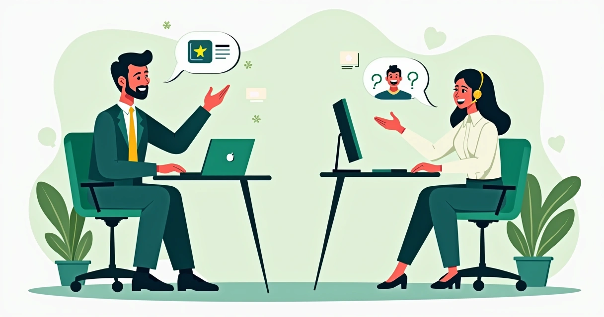 Equipe de atendimento humanizado ajudando lojista online 
