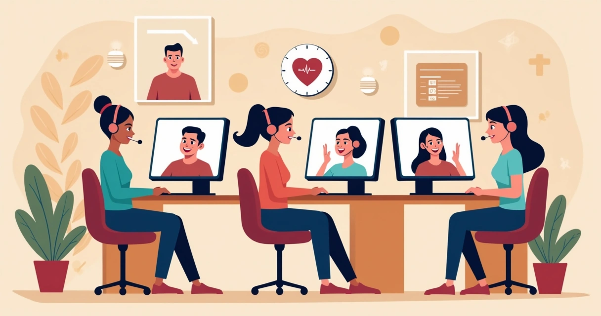 Equipe de suporte ajudando clientes de ecommerce com dúvidas em pagamento 