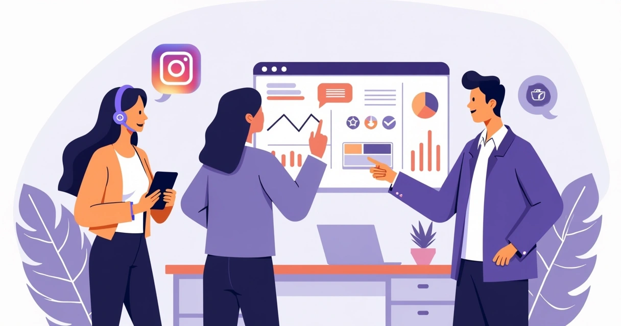 Atendimento humano ajudando na compra segura de conta Instagram