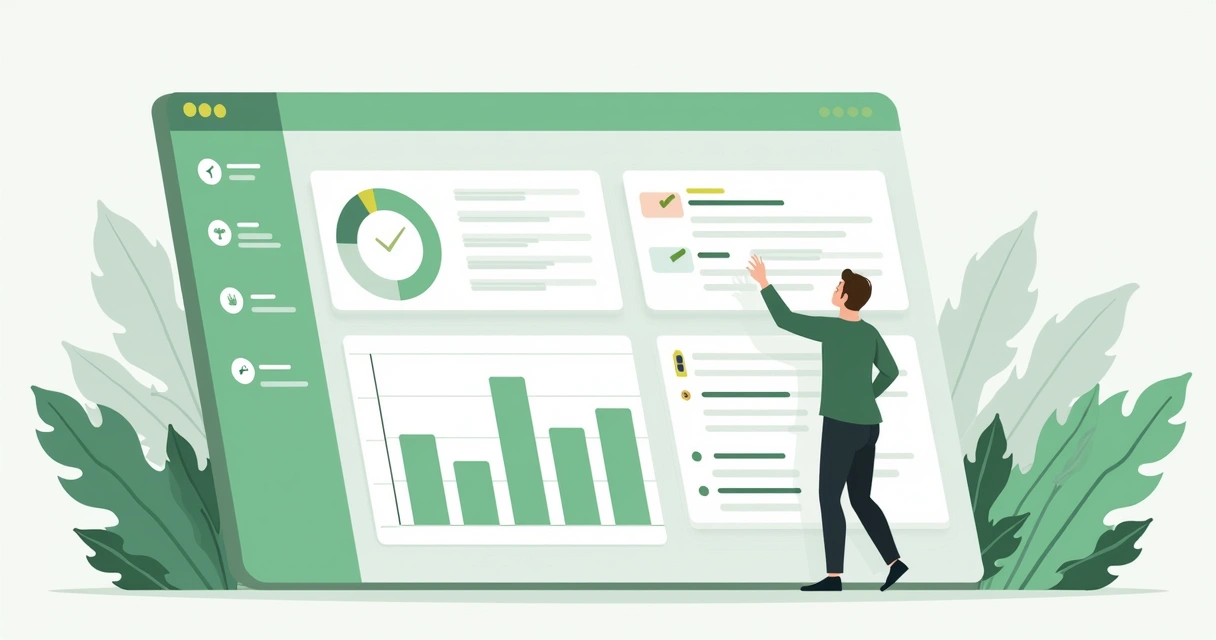 Supplier contract dashboard with analytics and status updates 