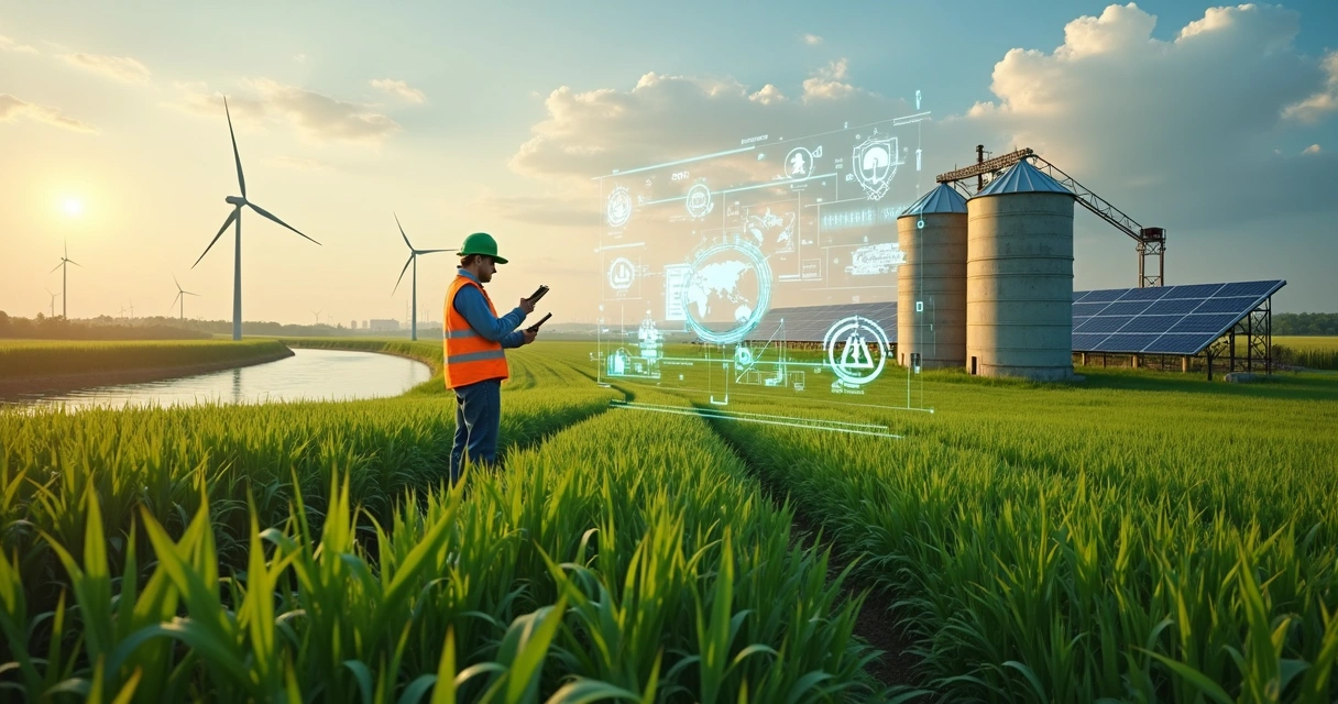 Sustainable agriculture and commodities with focus on green technologies and climate risk dashboards