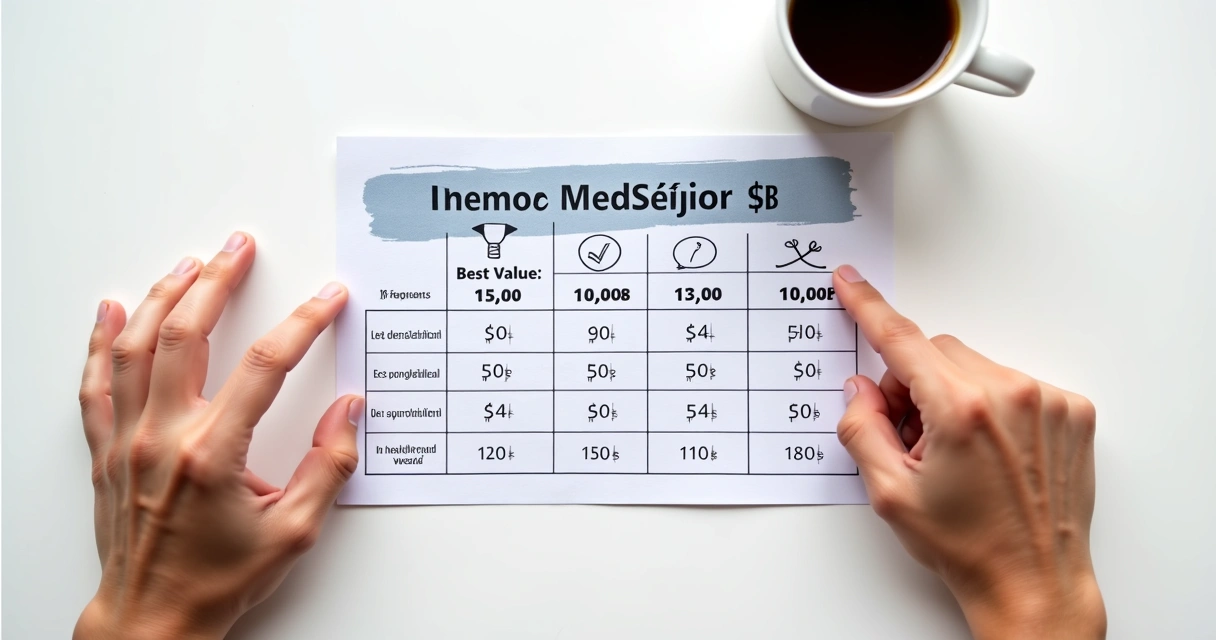 Tabela com valores dos planos MedSênior DF 2026 