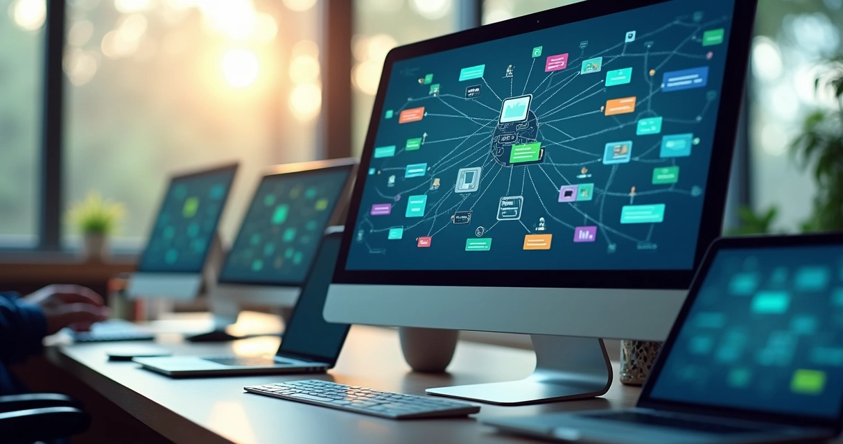 Tela mostrando tags coloridas associadas a perfis no LinkedIn, modelo B2B 