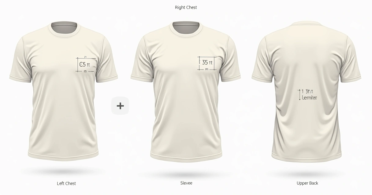 Posição e tamanho de logotipo bordado no peito em uniforme empresarial