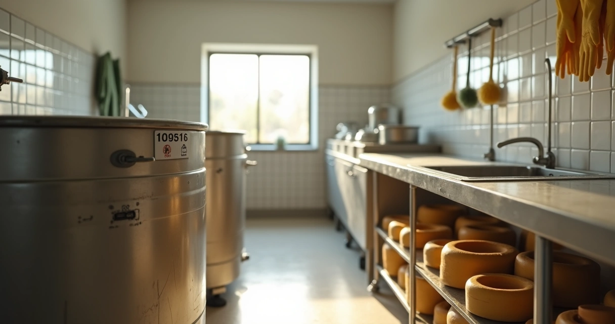 Tanque de coagulação em PRFV, ambiente limpo pequeno laticínio 