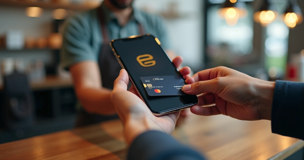 Pagamento por aproximação sendo feito em smartphone com NFC 