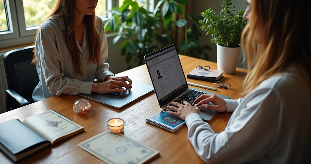 Tarot practitioners updating their online directory listings 