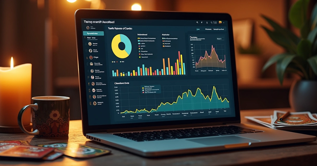 Tarot card pattern recognition dashboard 