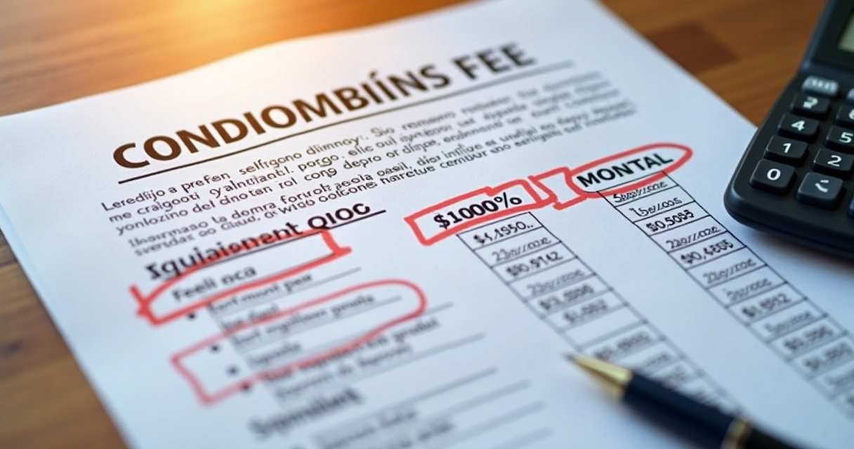 Resumo de taxa condominial em edital de leilão