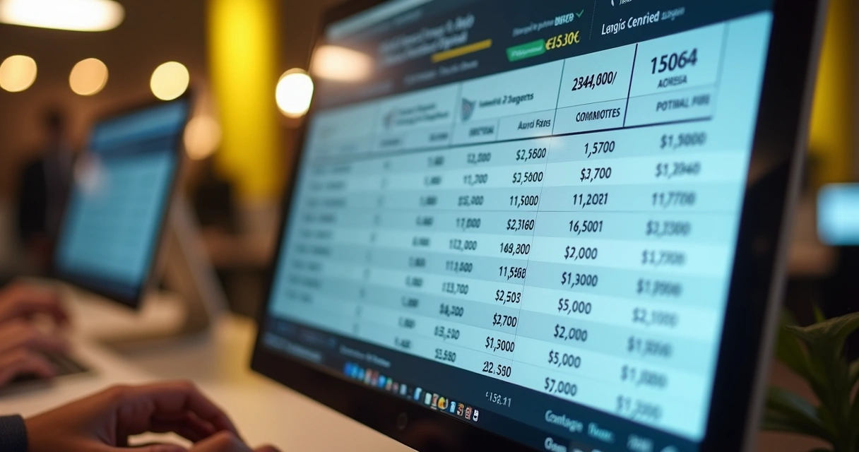 Relatório de taxas detalhado com valores de vendas e publicidade do Mercado Livre 