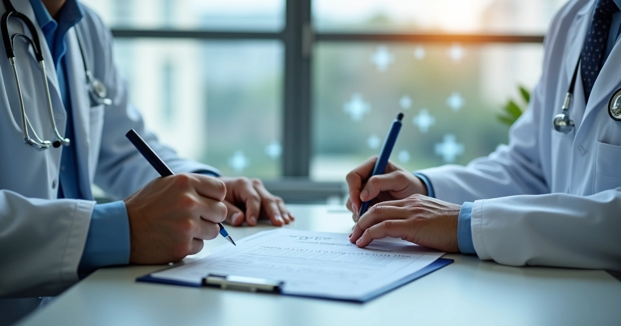 Assinatura de termo de consentimento em clínica médica 