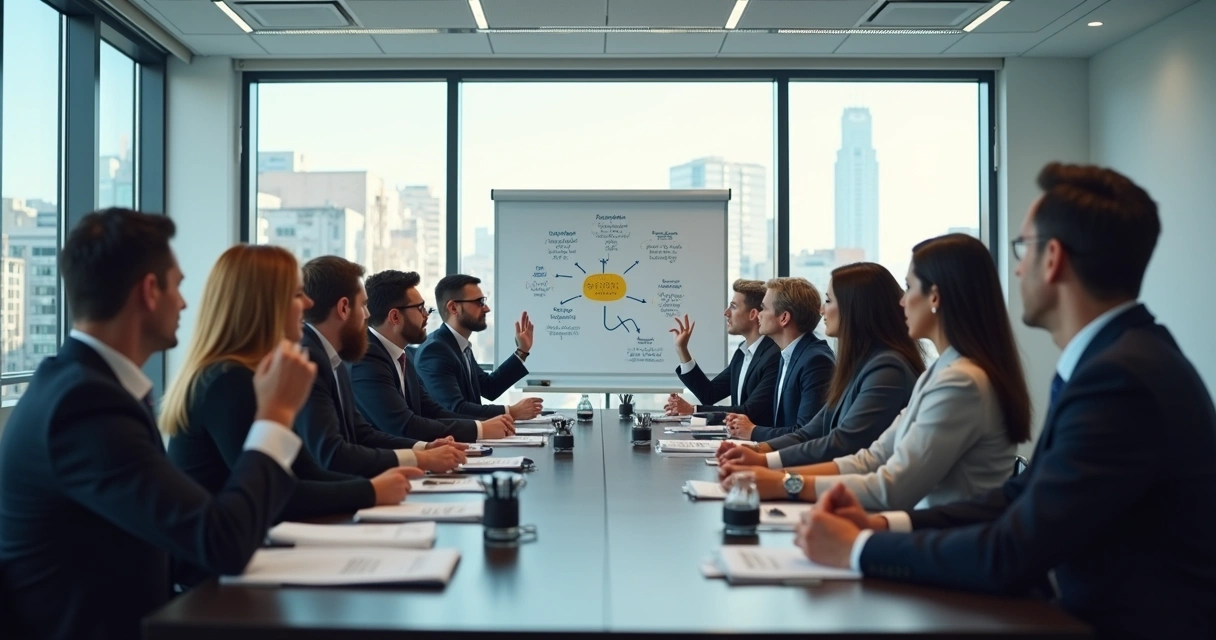 Team meeting discussing workplace bias 