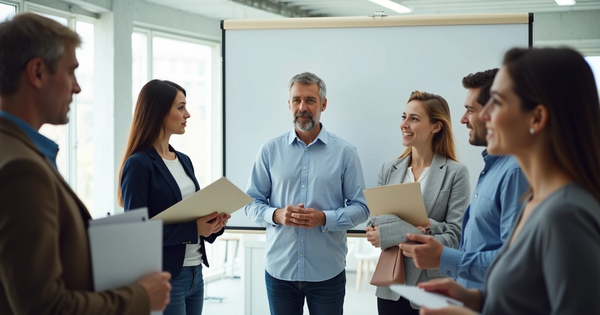 Team leader guiding members in adaptive task shift 
