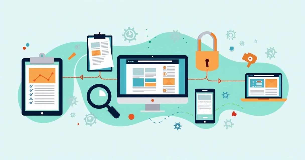Technical SEO audit checklist illustration 